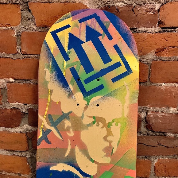 Bride and Frankenstein skateboard deck - Picture 3 of 3